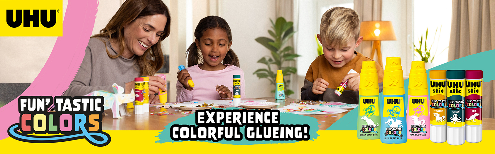 UHU Fun'Tastic Colors banner