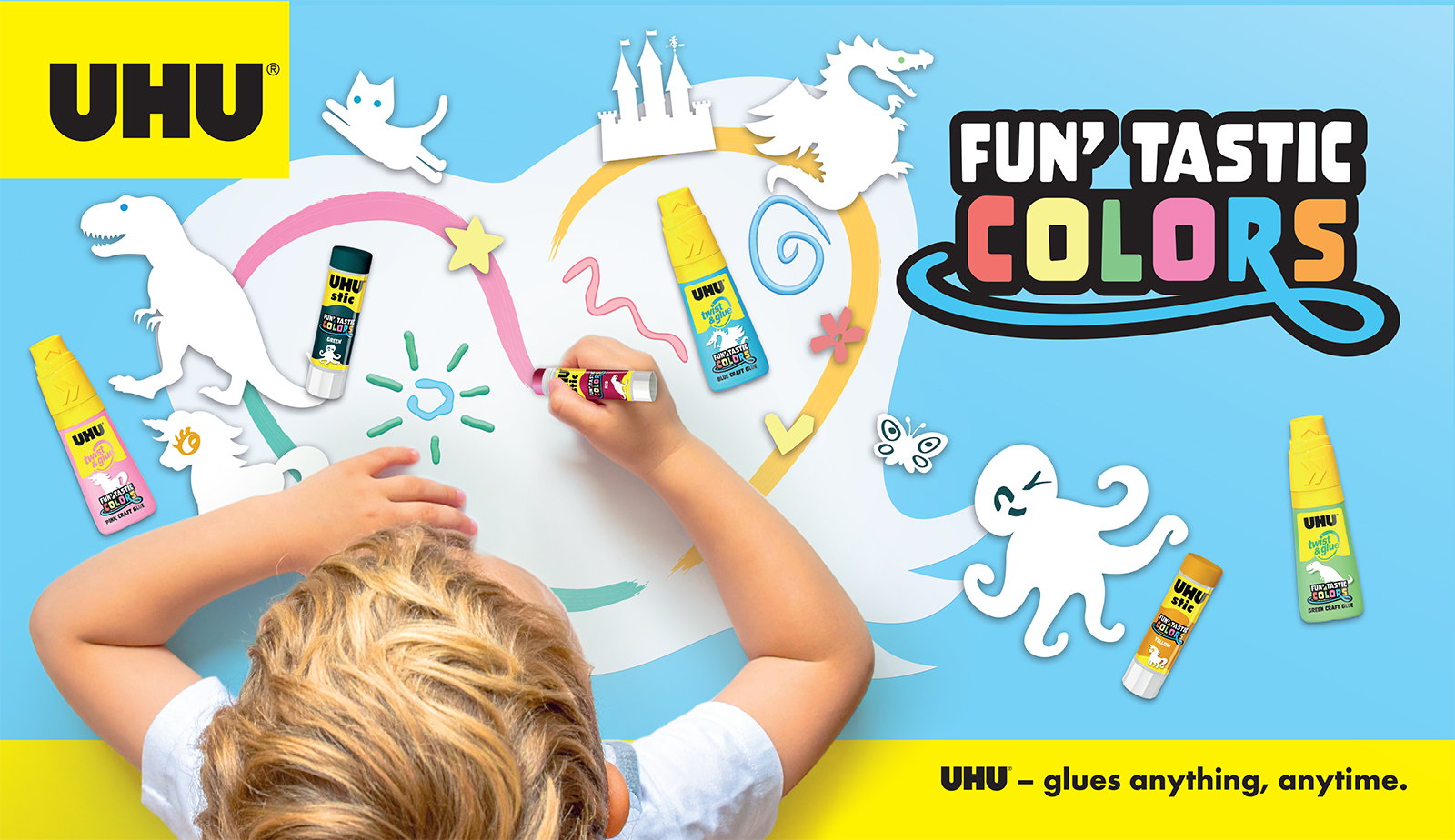 Fun'Tastic Colors key visual child creating art