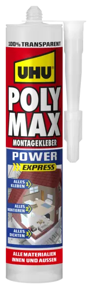 64363-Article-pack-shot-front-straight-en-450-UHU-300g-German-POLYMAXMontagekleberPowertransparent