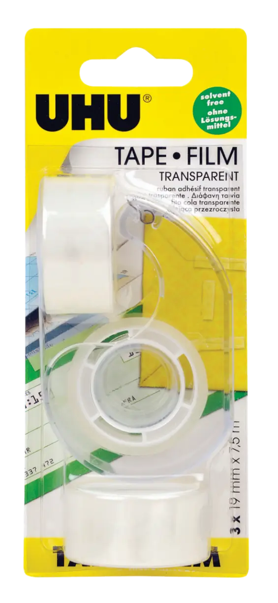 458459-UHU-FILM-transparent-Abroller-und-3xNachfAllrolle-19mmx7-5m-D-300dpi-110x239mm-C-NR-13344