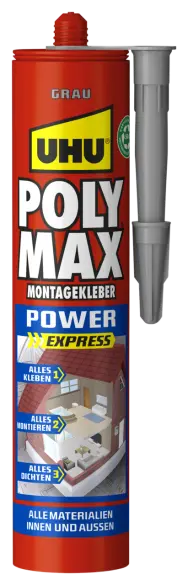 7000507-Article-pack-shot-front-straight-en-750-UHU-425g-German-POLYMAXMontagekleberPowergrau